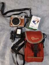 Fotocamera Fuji Instax Mini 90 Neo Classic marrone FUNZIONA CON 2 batterie, caricabatterie, pellicola