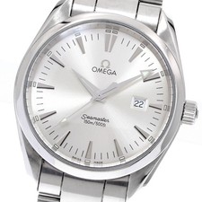 Orologio Uomo Omega Seamaster Aqua Terra 2517.30 Data Quadrante Argento Quarzo_916675