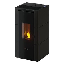 Cadel Stufa a Pellet Ventilata 7 kW 15 Kg 200 m3 Antracite 7025044 CRISTAL 7 T2