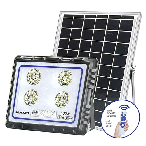 Faro solare 100w con pannello - con,