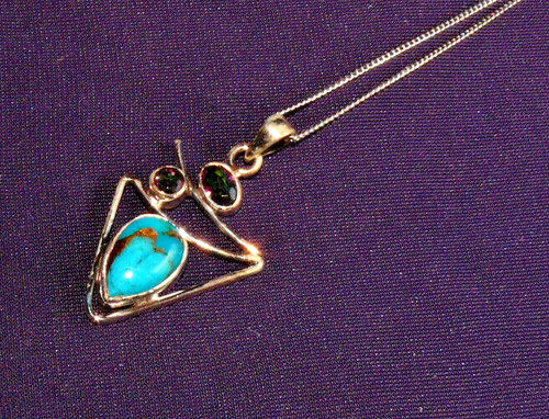 Collana rimorchio rame - collana,rimorchio,