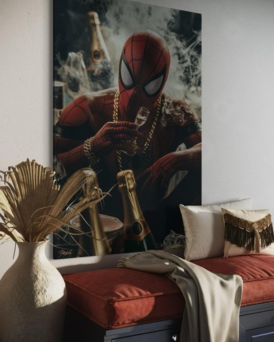 Quadro tela spider man cool - su,