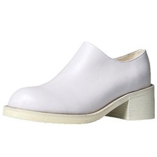 Mens Real Leather White Mid