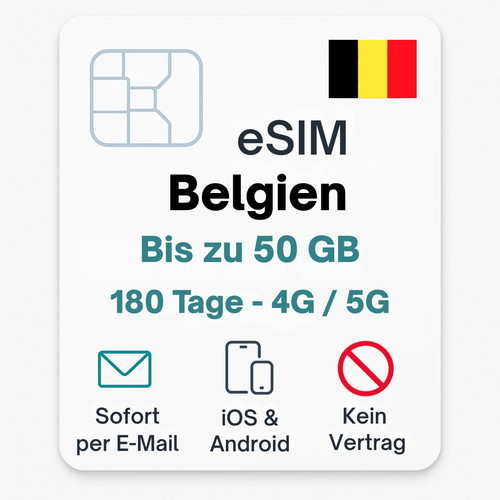 Belgio esim tariffa dati - belgio,