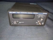 Philips Fluke PM 6667 High Resolution Counter 120MHz Frequency Vintage *no test*