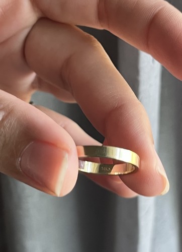 Anello oro massiccio kt - anello,