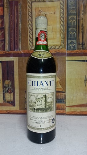Vino 1971 chianti cantina - chianti, soc