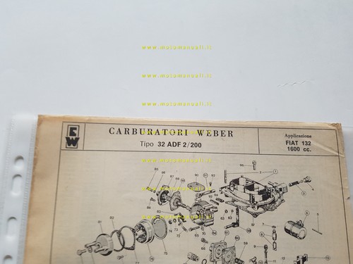 Weber carburatore adf 200 - carburatore, 32