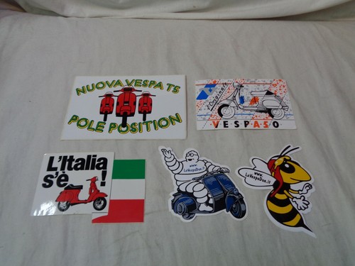 Vespa piaggio lotto adesivi - vespa,