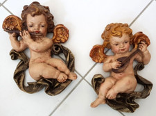 Angel Sculpture Italian Wooden