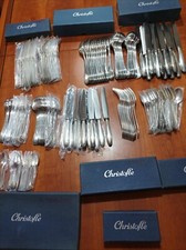 Servizio posate Christofle Rubans croisés 132 pezzi mai usato!