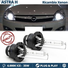 2 Lampadine BIXENON PER Opel Astra H RICAMBIO Luci Bianco GHIACCIO 35W 6000K HID