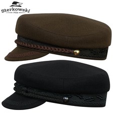 Sterkowski CHANDLER berretto violinista lana corona pescatore ebreo marina retrò