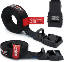 2 Cinghie Di Ancoraggio Cinghia per Fissaggio Del Carico Bici Portapacchi, Kayak