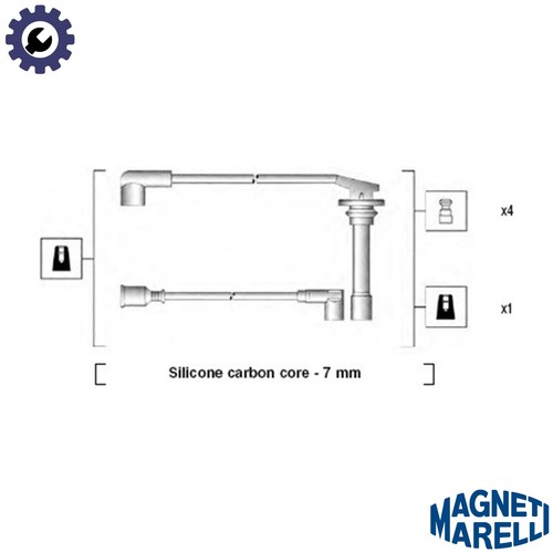 Kit cavi accensione - kit,
