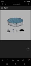 piscina fuori terra usata bestway 427x127 rotonda con scaletta 