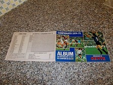 ALBUM CALCIATORI CAMPIONATO 1974 1975 GENTE COMPLETO BELLO TIPO PANINI EDIS RELI