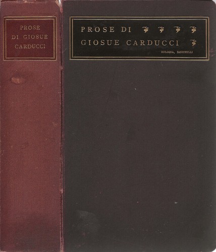 Prose 1859 1903 giosue - prose., 1859-1903.