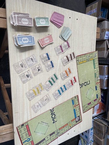 Lotto monopoli vintage ricambi - monopoli,