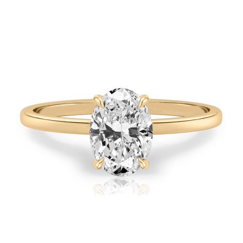 Anello oro diamanti - 18, kt