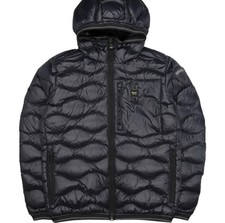 Piumino Junior Bambino Con Cappuccio 25WBLKC03438 888TLT Blu