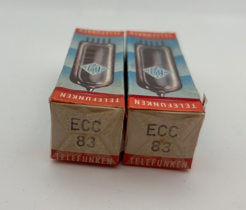 Coppia tubi telefunken - tubi, ecc83