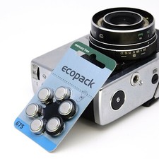 Batteria per sensore Agfa Optima Agfamatic Select PX625 adattatore da Ausknipst