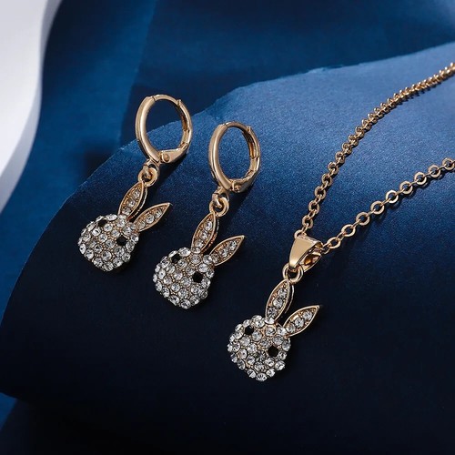 Set gioielli coniglio collana