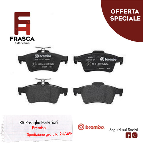 Pastiglie freno posteriori - freno,