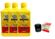 TAGLIANDO YAMAHA MT/07 700 MT-07 2014-2019 3L OLIO BARDAHL XTC FILTRO ORIGINALE