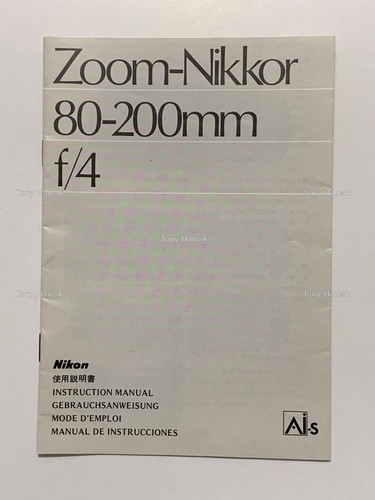 Nikon manuale originale zoom - nikon,