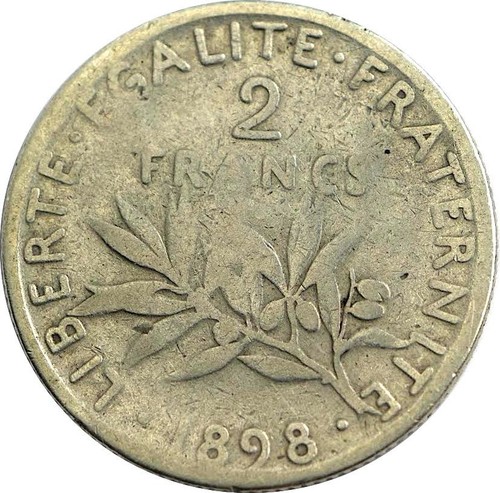Francia moneta 2 franchi - moneta,,