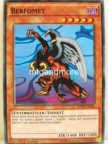 3x berfomet sdmy - yu-gi-oh,