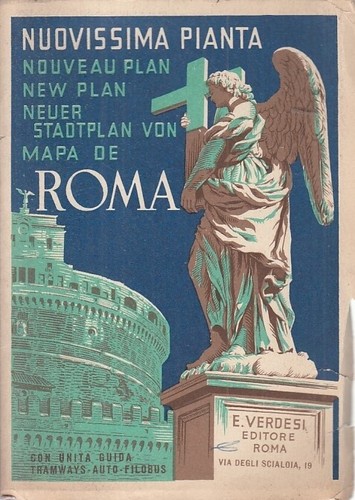 Nuovissima pianta di roma - lz-,