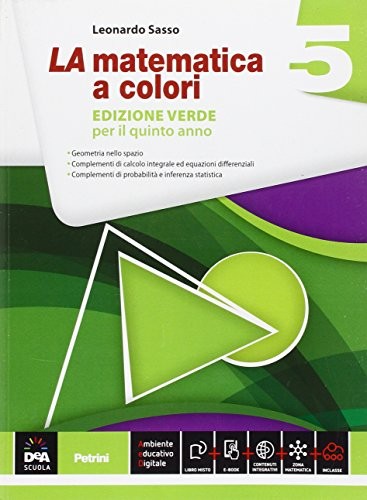 Matematica colori verde 5 - verde,