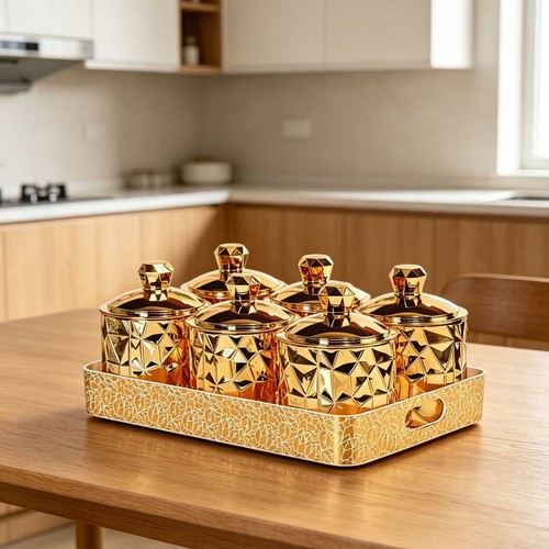 Pezzi set barattoli pet - di, 6