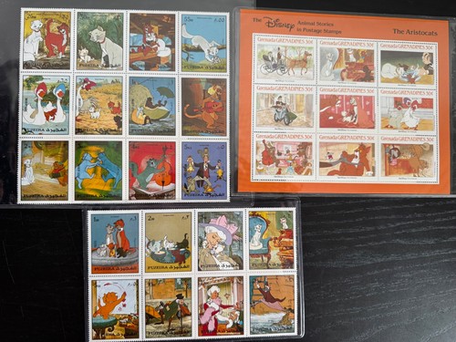 Francobolli disney aristogatti - disney,