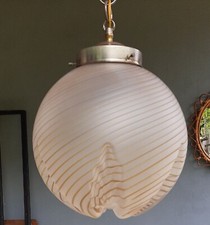 2 Lampada a sospensione,Murano/Mazzega, anni 60/70.