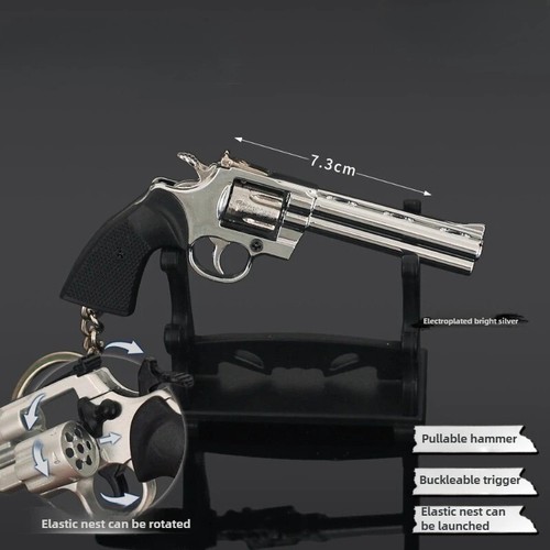 Pistola revolver argento - 💥,