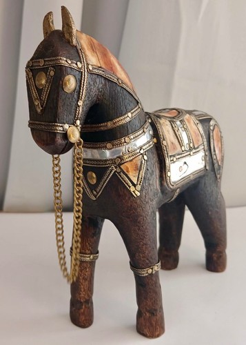Vintage indian hand - indian, hand-carved
