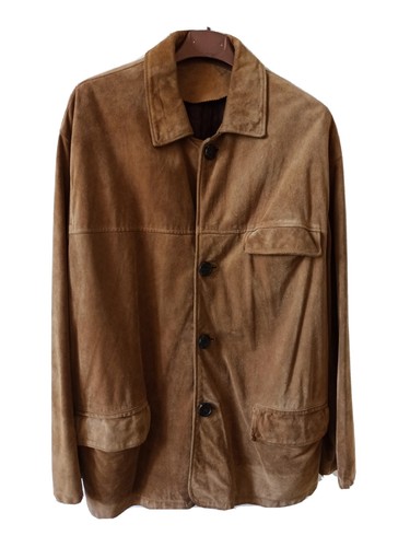 Giaccone camoscio uomo marrone - giaccone,