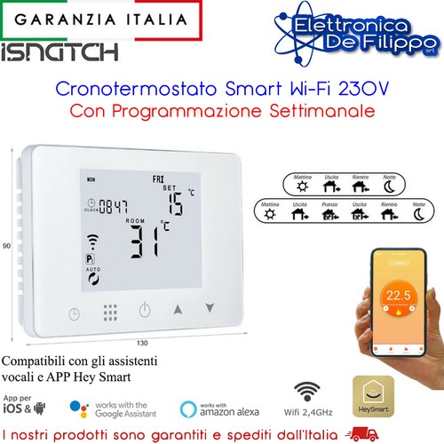 Cronotermostato smart fi - smart, wi-fi
