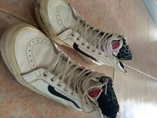 VANS sk8 hi donna, modello alto in pelle con cerniera posteriore 