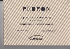 Solfeggi manoscritti parlati - manoscritti, (parlati