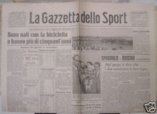 GAZZETTA SPORT MARTEDI' 20/8/1946 MONDIALI [CL360]