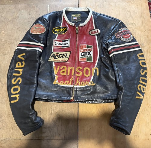 Giacca pelle vanson one - pelle,