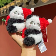 Panda Plush Keychain With