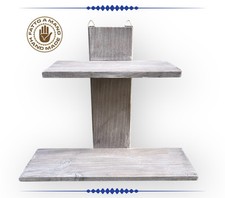 MENSOLA A DUE RIPIANI IN LEGNO