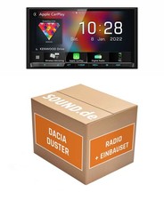 Autoradio Kenwood DMX8021DABS per Dacia Duster + Facelift 2-DIN telecomando volante OEM