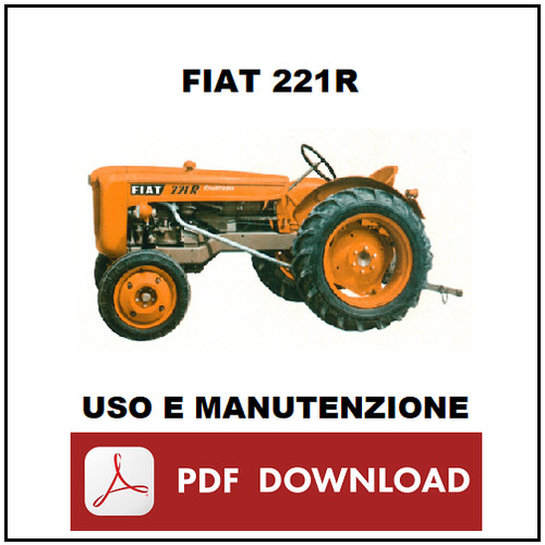 Fiat 221r frutteto manuale uso - fiat,